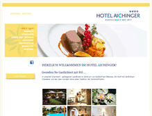 Tablet Screenshot of hotel-aichinger.at